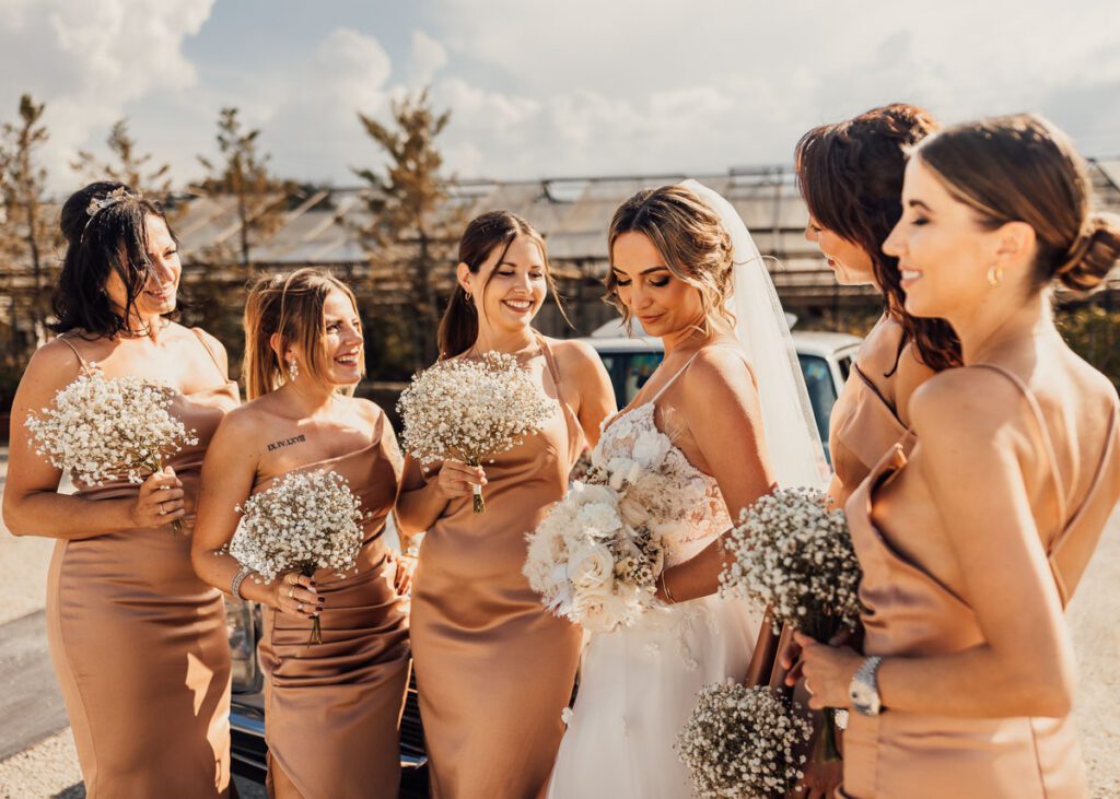 Hochzeitsshooting mit Brautjungfern