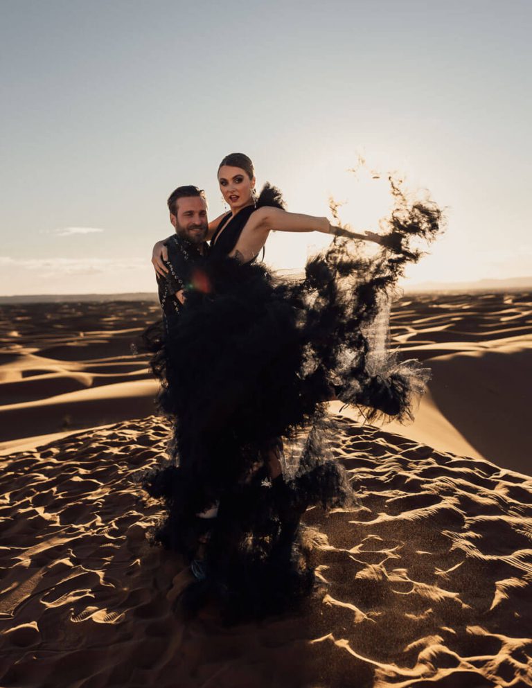 Brautpaarshooting Wüste Marokko