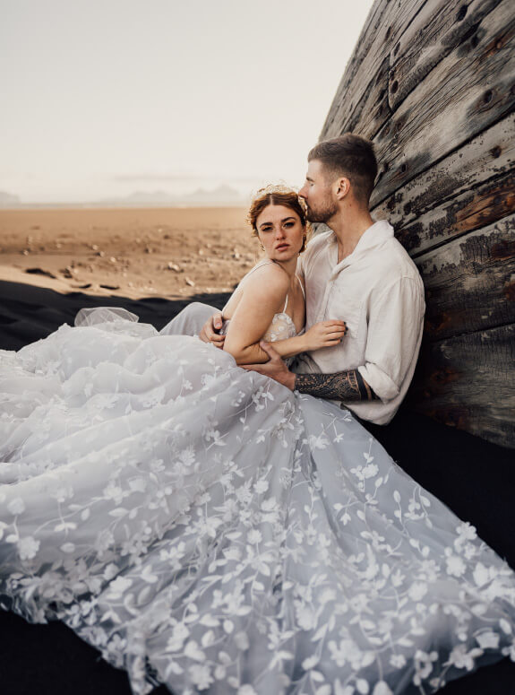 Brautpaarshooting am Meer Island